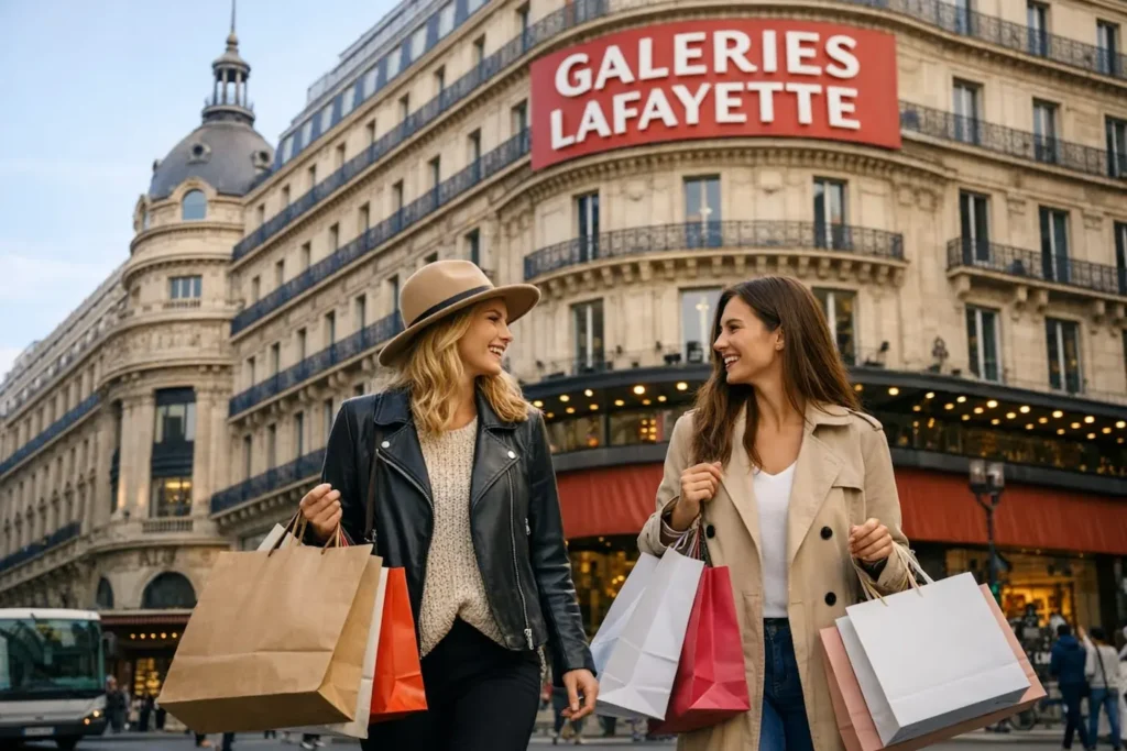 Shopping in Paris without carrying heavy bags thanks to storage