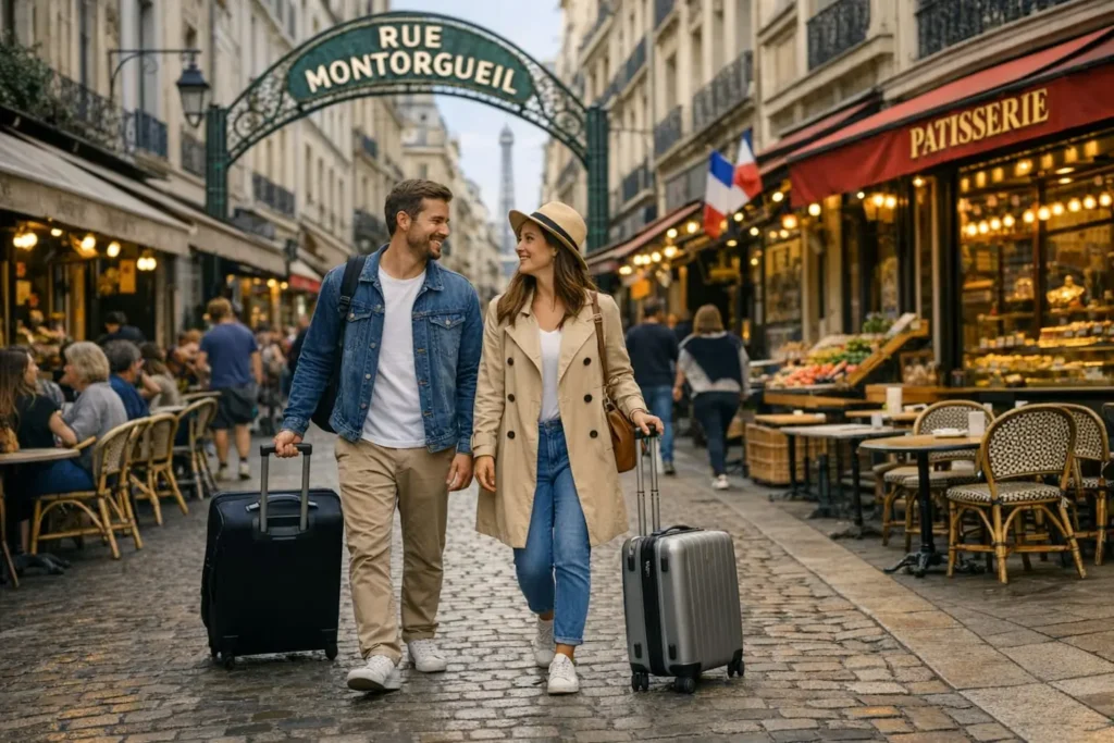 Visiting Paris freely after using luggage storage